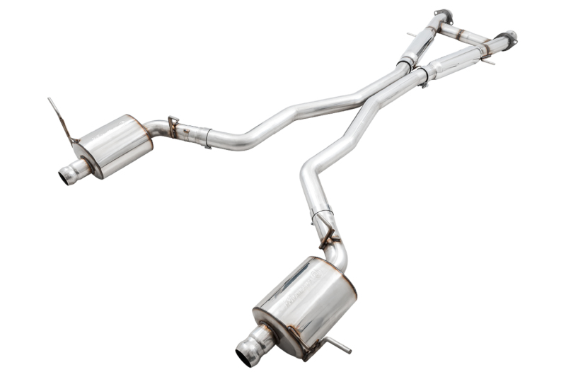 Jeep Grand Cherokee SRT Performance Exhaust - AWE Tuning - Touring Edition Cat Back - Chrome Silver - 2020